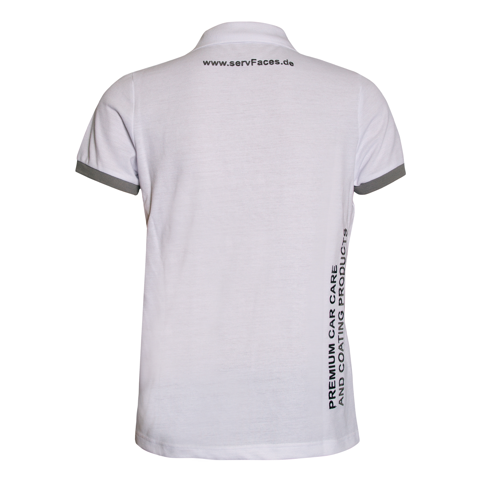 servFaces Polo Shirt - так каждый сможет увидеть, что вы доверяете servFaces как пионеру в области отделки поверхностей.