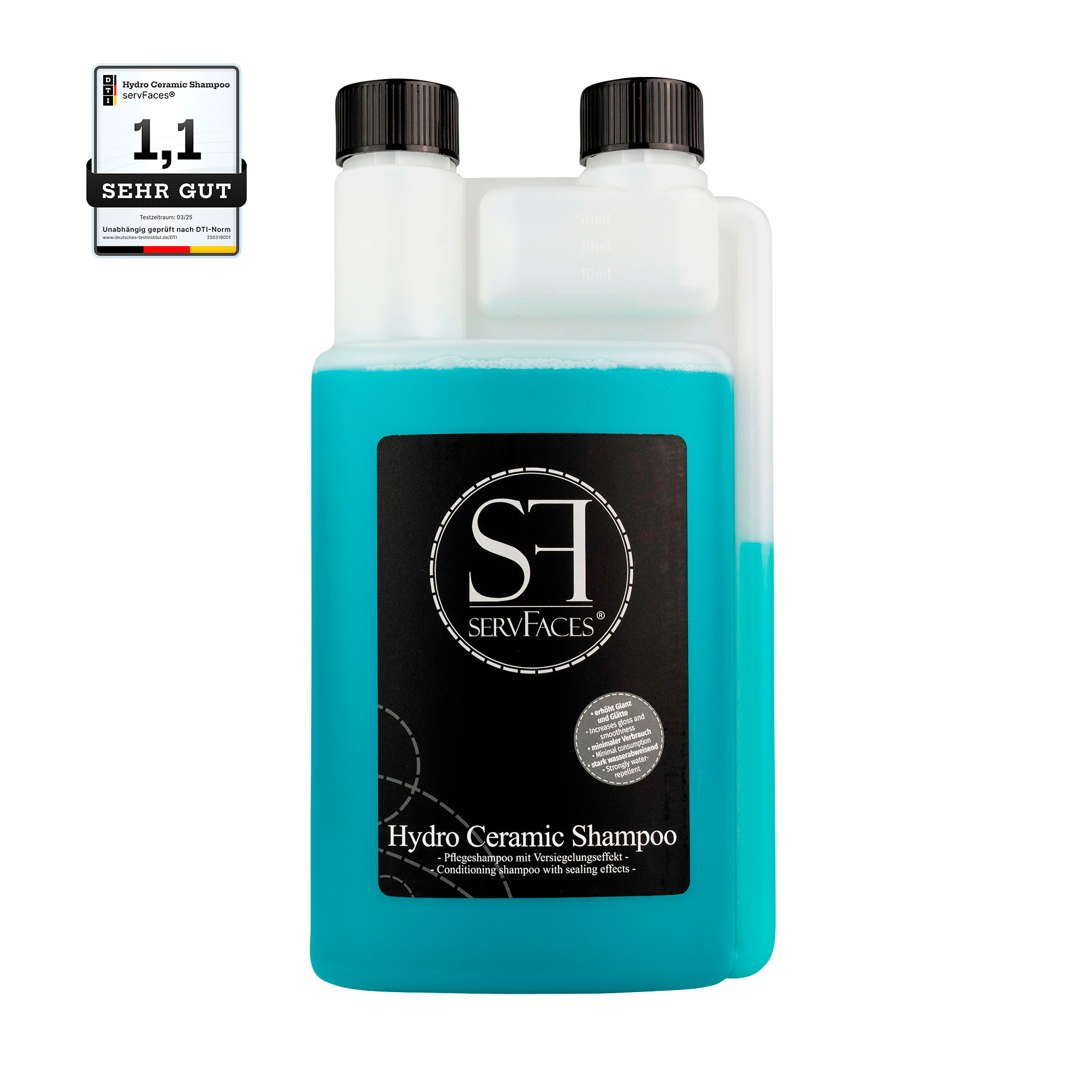 servFaces Hydro Ceramic Shampoo - для длительной, активной защиты внешних поверхностей вашего автомобиля