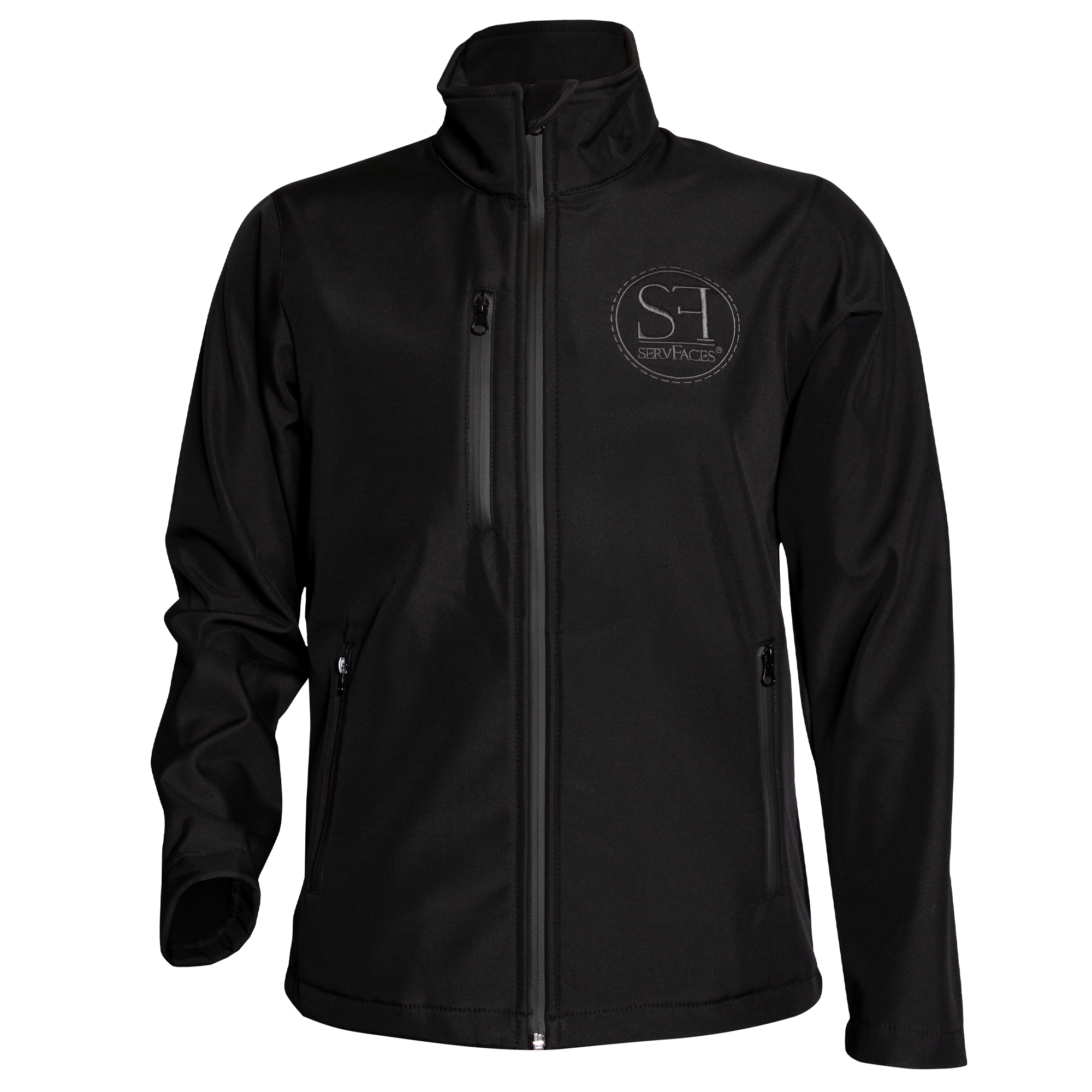 servFaces Softshelljacke - так каждый сможет увидеть, что вы доверяете servFaces как пионеру в области отделки поверхностей.